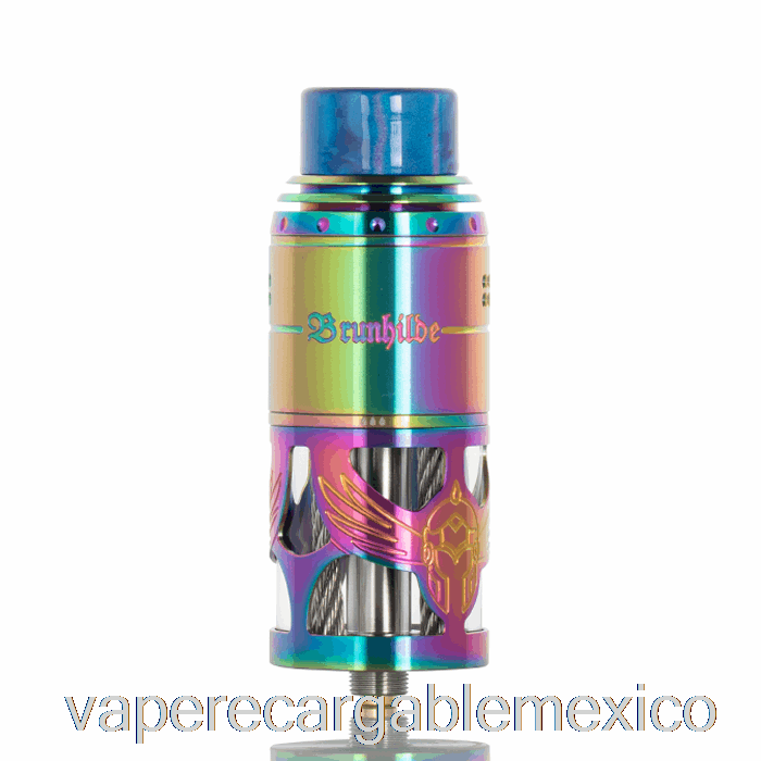 Vape Recargable Vapefly X Alemán 103 Brunhilde Top Coiler 25mm Rta Arco Iris